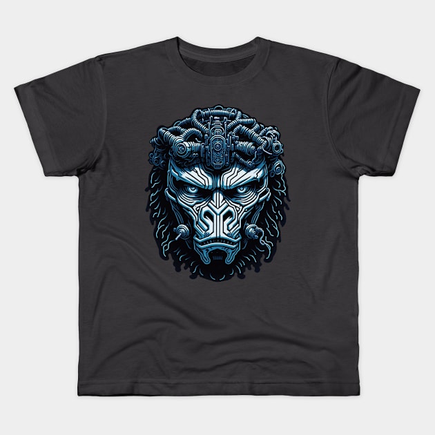 Techno Apes S02 D34 Kids T-Shirt by Houerd